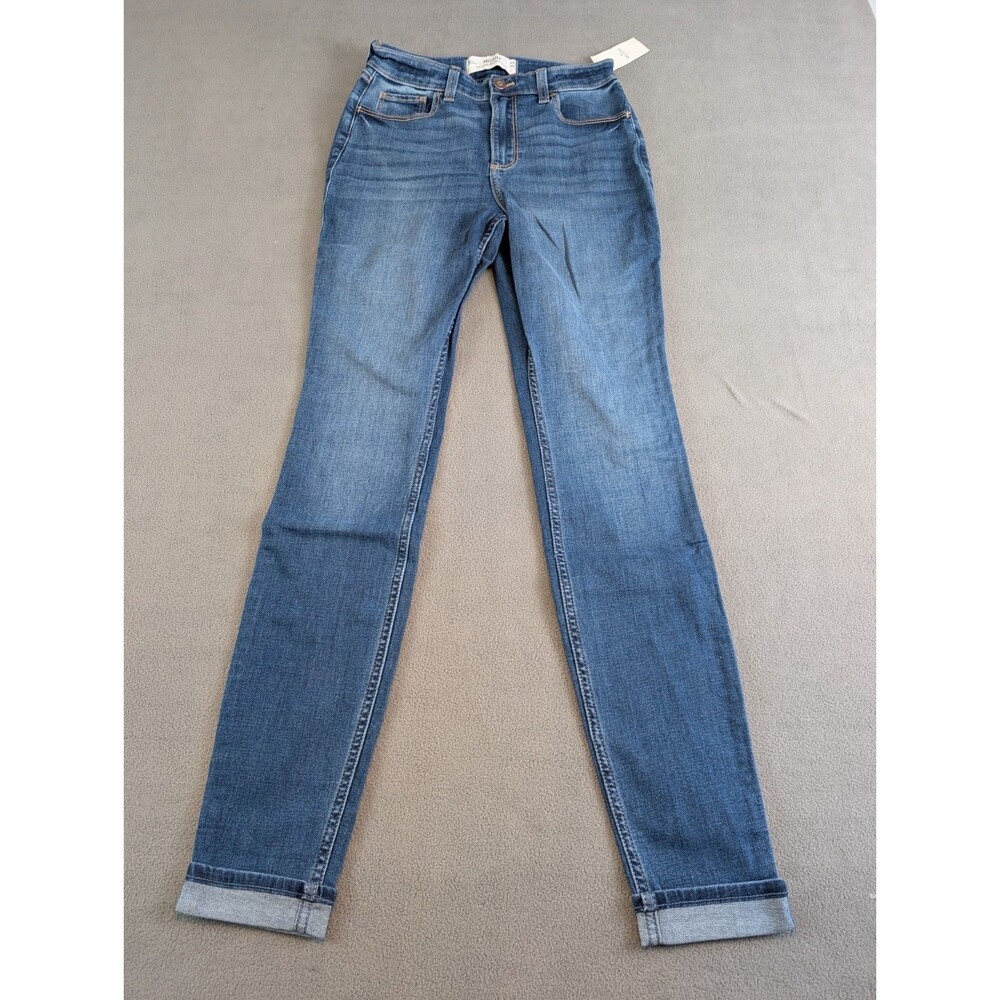 Hollister Curvy High Rise Super Skinny Jeans W27 Long 4L NWT Medium Wash Women's